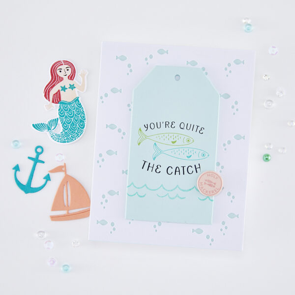 Hero Arts Press + Foil Glad We're Tight