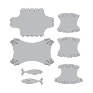 Hero Arts Press + Foil Glad We're Tight