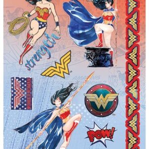 PAPER HOUSE CARDSTOCK STKR WONDER WOMAN