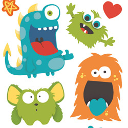 PAPER HOUSE PUFFY MONSTERS