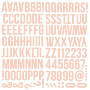 SIMPLE STORIES COLOR VIBE FOAM STICKER BLUSH