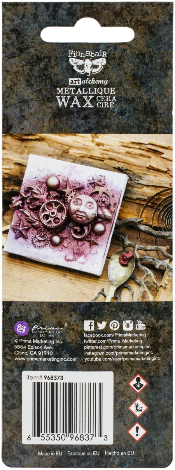 PRIMA FINN METALLIQUE WAX BURGUNDY