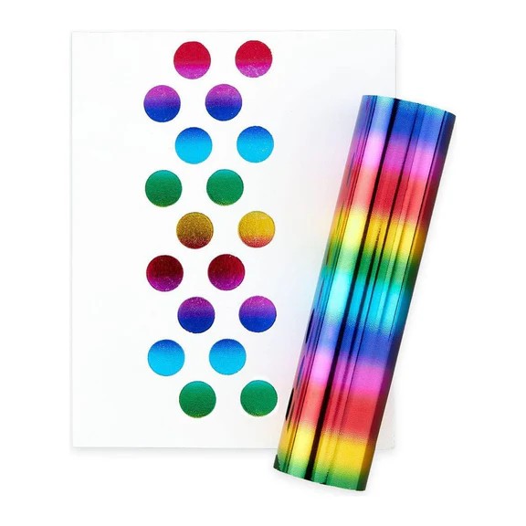 SPELLBINDERS FOIL MINI RAINBOW STRIPE