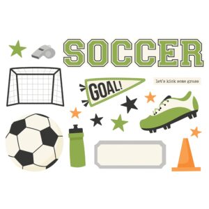 SIMPLE STORIES PAGE PIECES SOCCER