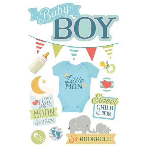PAPER HOUSE 3D BABY BOY