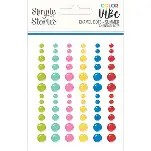 SIMPLE STORIES COLOR VIBE ENAMEL DOTS SUMMER
