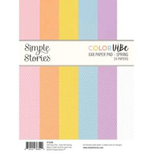 Simple Stories Color Vibe Spring 6X8 Paper Pad