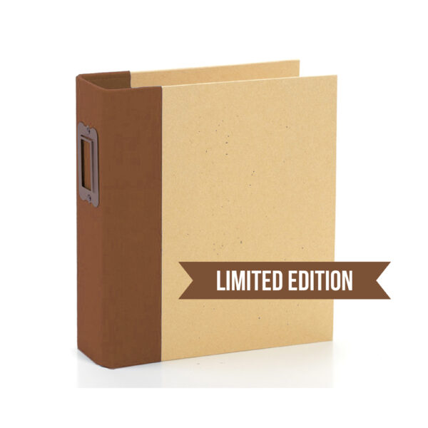 Simple Stories sn@P! Limited Edition 6X8 Binder Brown Simple Stories sn@P! Limited Edition 6X8 Binder Brown