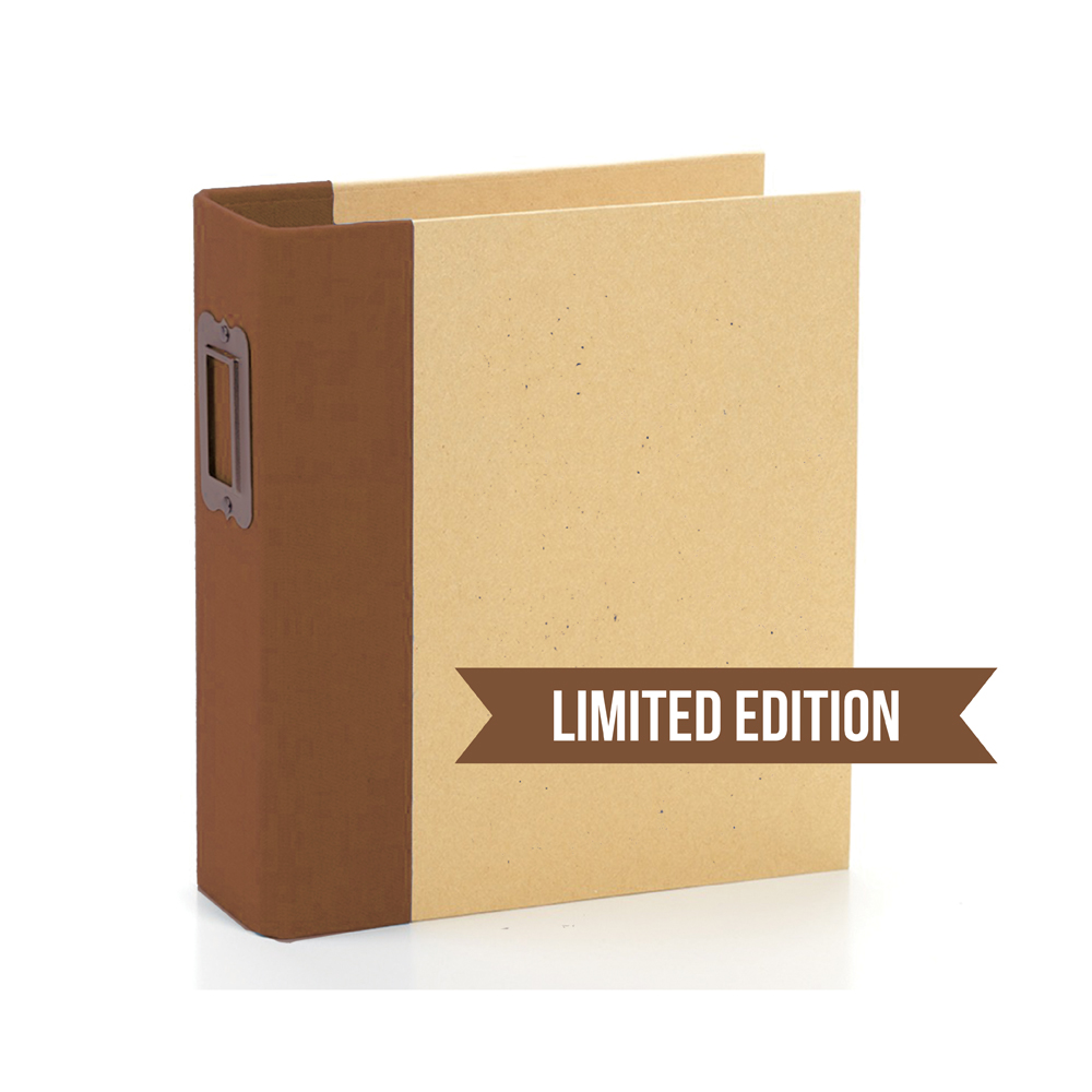 Simple Stories sn@P! Limited Edition 6X8 Binder Brown