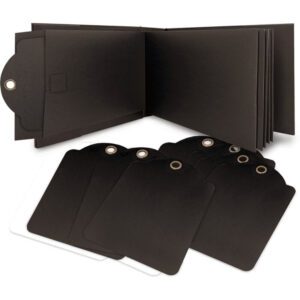 Graphic 45 Rectangle Policy Envelope Album — Black