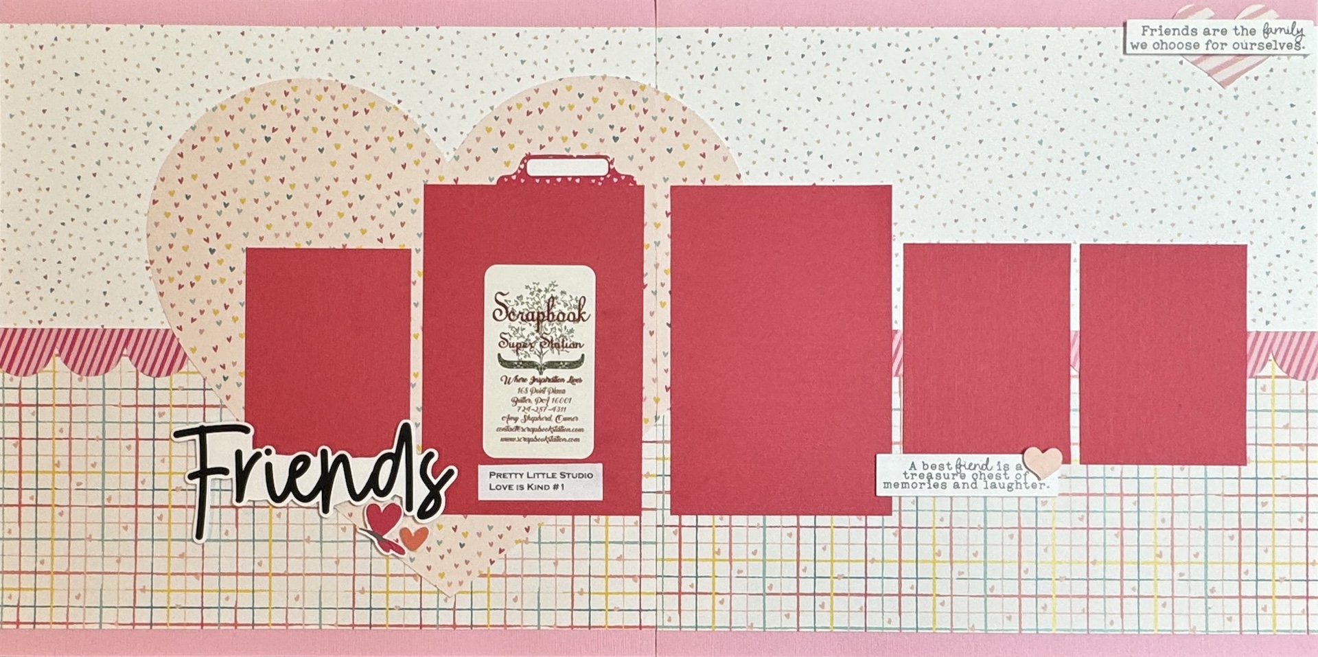 Pretty Little Studio Love Is Kind Collection Cut Up*