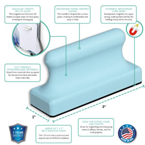 Glass Board Studios Megapawn Magnet Ice Blue