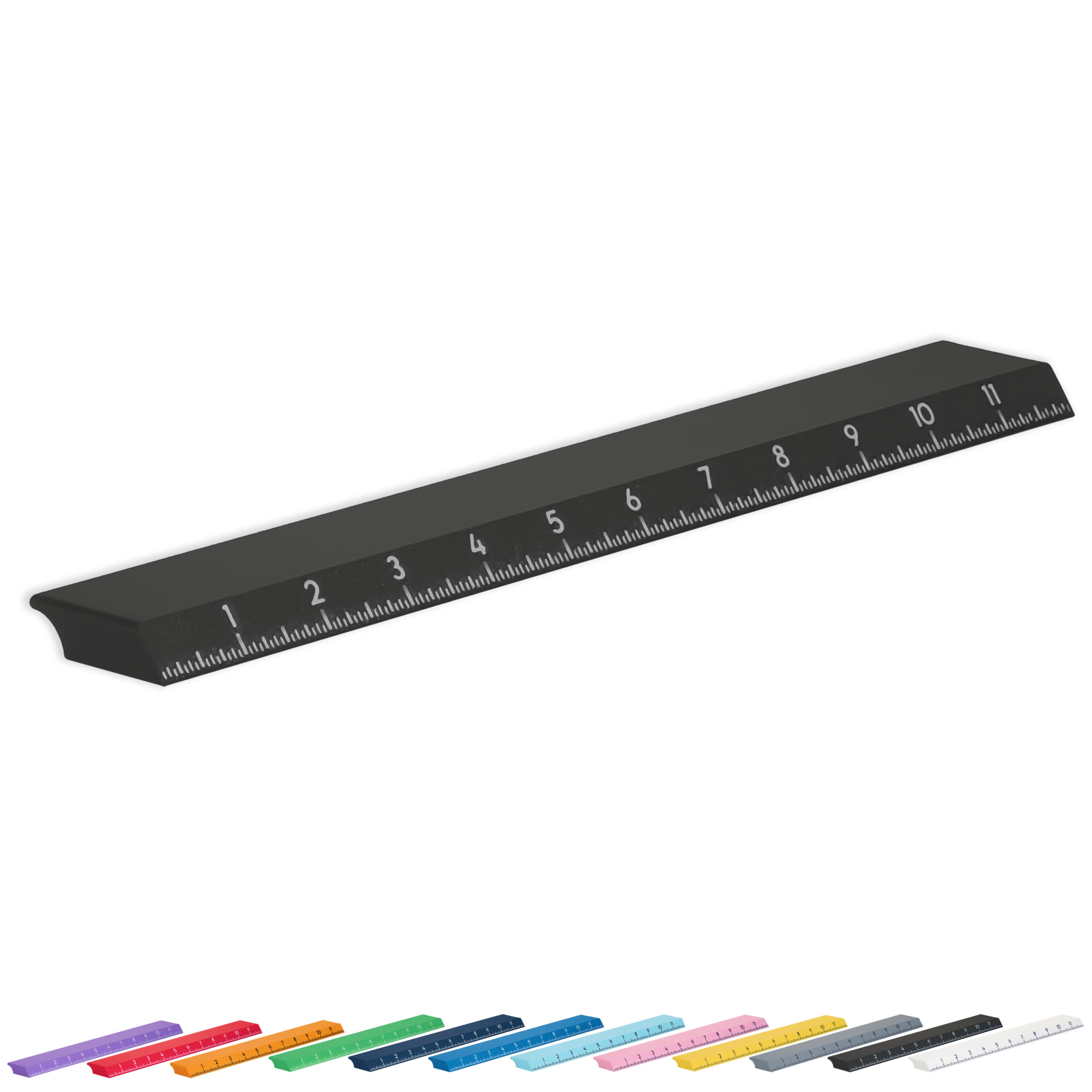 Glass Board Studios Megamag 12" Ruler Jet Black