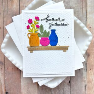 Waffle Flower Floral Shelf Die