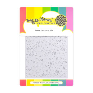 Waffle Flower Grass Texture Die