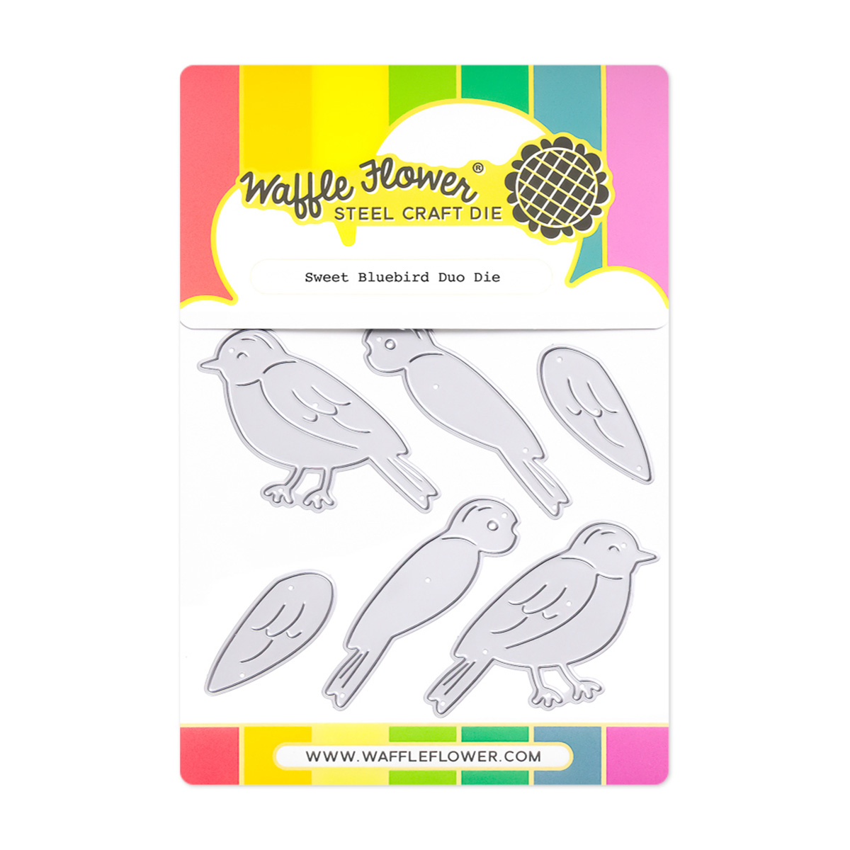 Waffle Flower Sweet Bluebird Duo Die