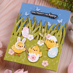 Waffle Flower Tall Grass Die