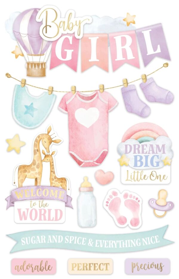 Paper House 3D Baby Girl