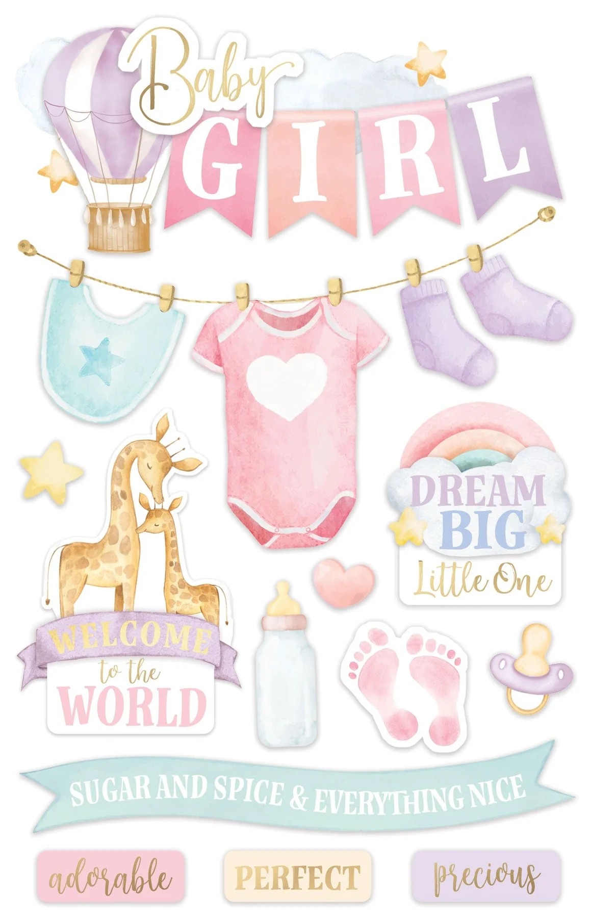 Paper House 3D Baby Girl