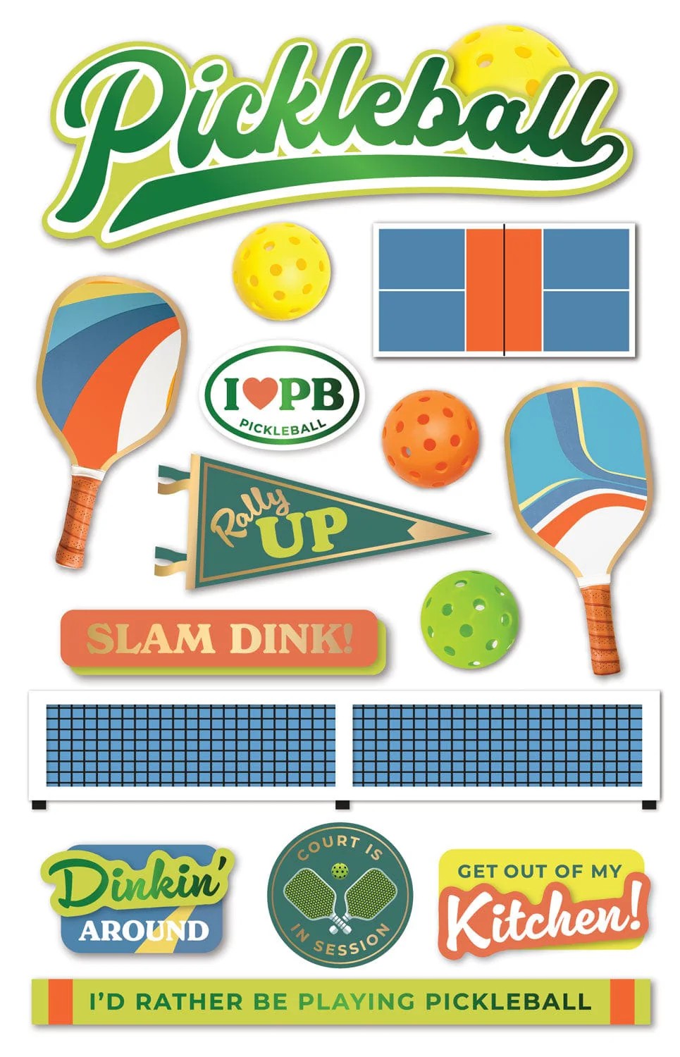 Paper House 3D Pickleball