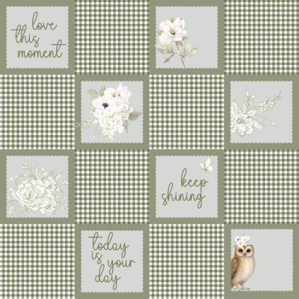 Uq Whispers of Wisdon 12X12 Soft Landing Paper