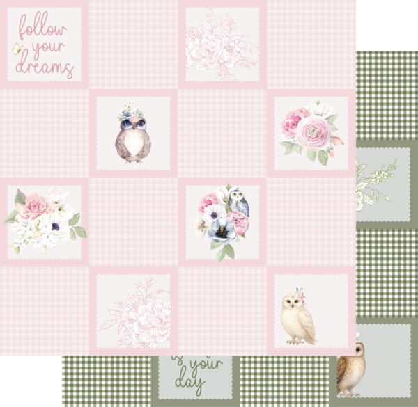 Uq Whispers of Wisdon 12X12 Soft Landing Paper