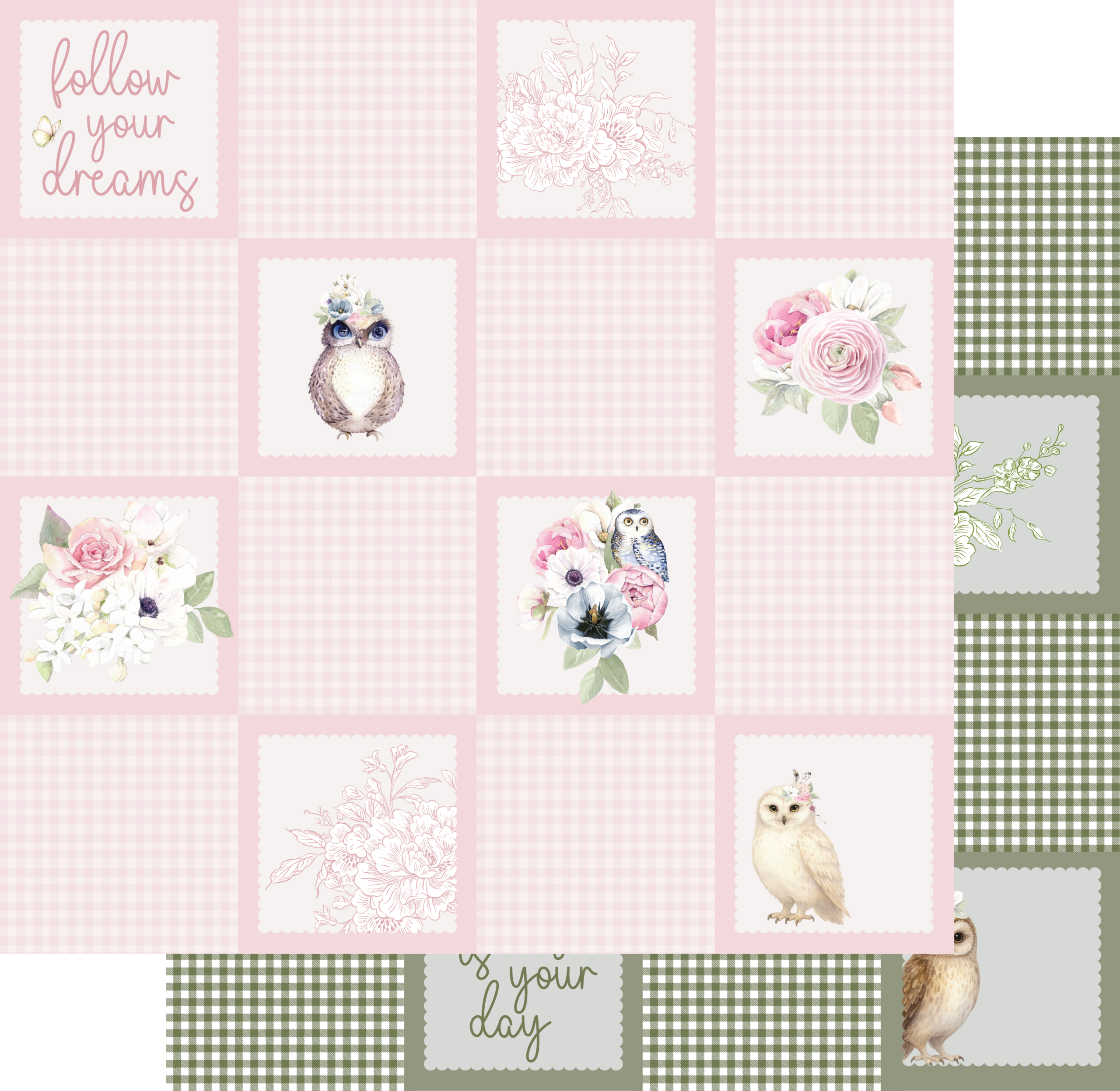 Uq Whispers of Wisdon 12X12 Soft Landing Paper