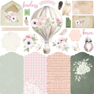 Uq Whispers of Wisdon 12X12 Cherished Details Paper