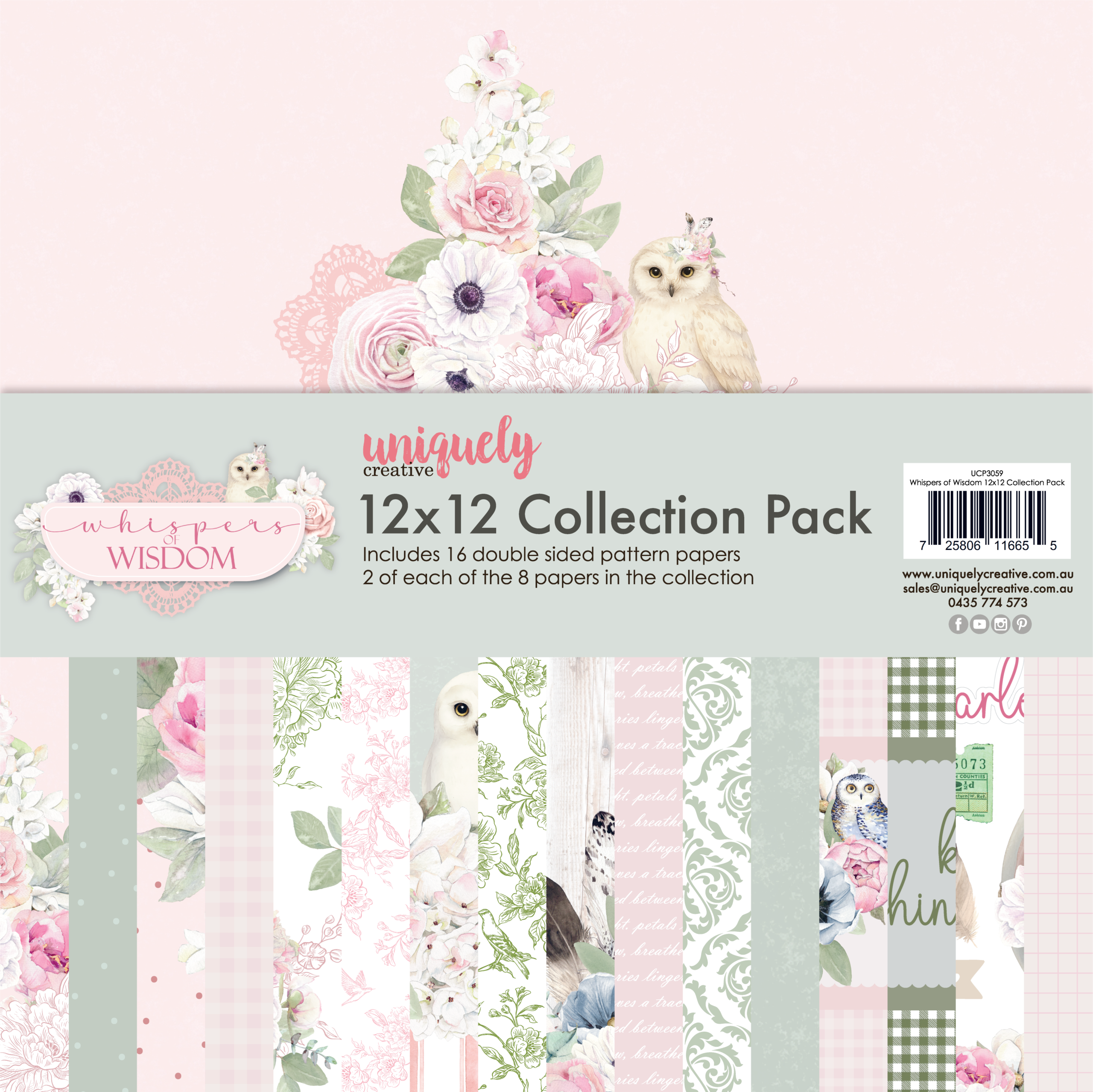 Uq Whispers of Wisdom 12 X12 Collection Pack