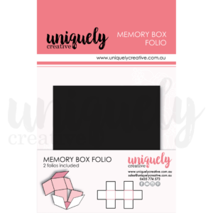 Uq Black Memory Box Folio