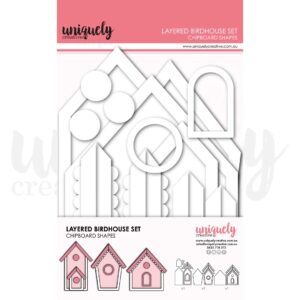 Uq Layered Birdhouse Set