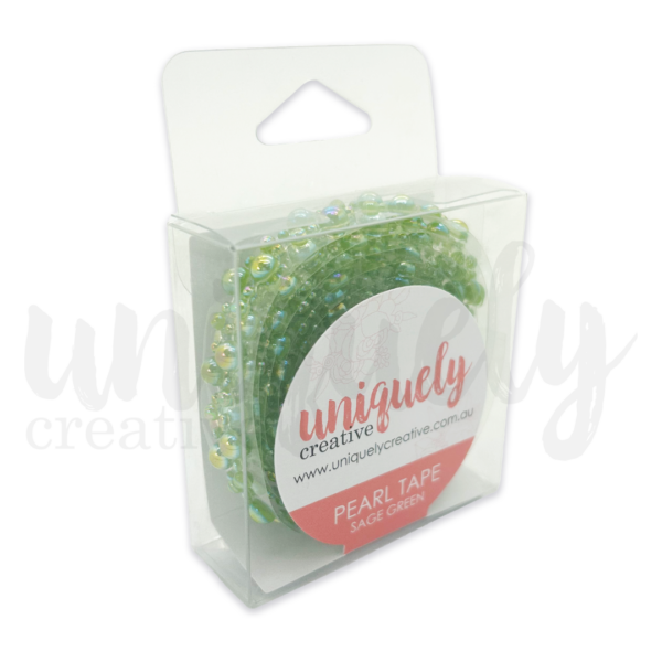 Uq Pearl Tape Sage Green
