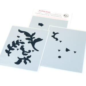 Pinkfresh Stencil Trailing Grace