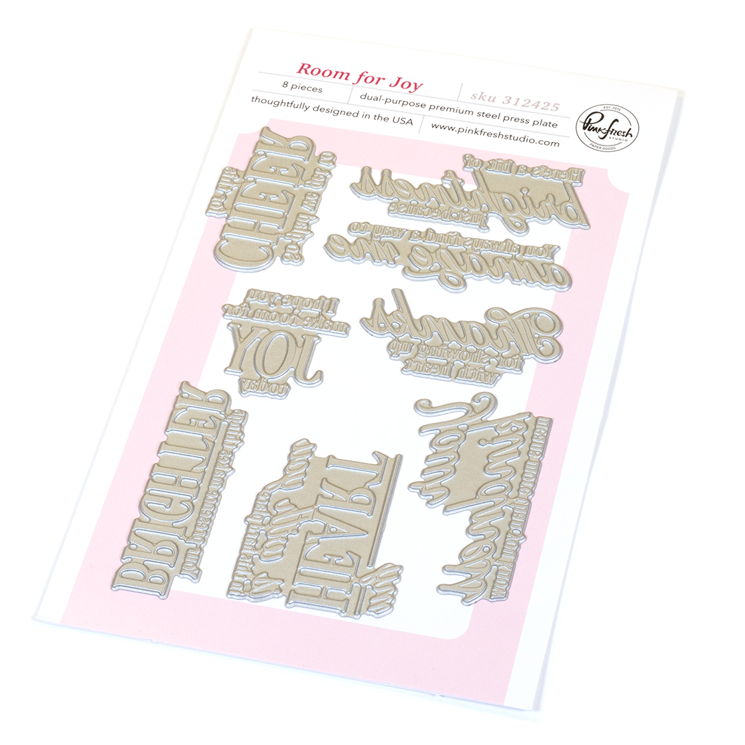 Pinkfresh Press Plate Room For Joy
