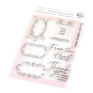 Pinkfresh Stamp the Stitch Edit: Thread Spool Florals