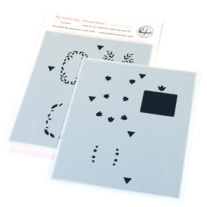 Pinkfresh Stencil the Stitch Edit: Thread Spool