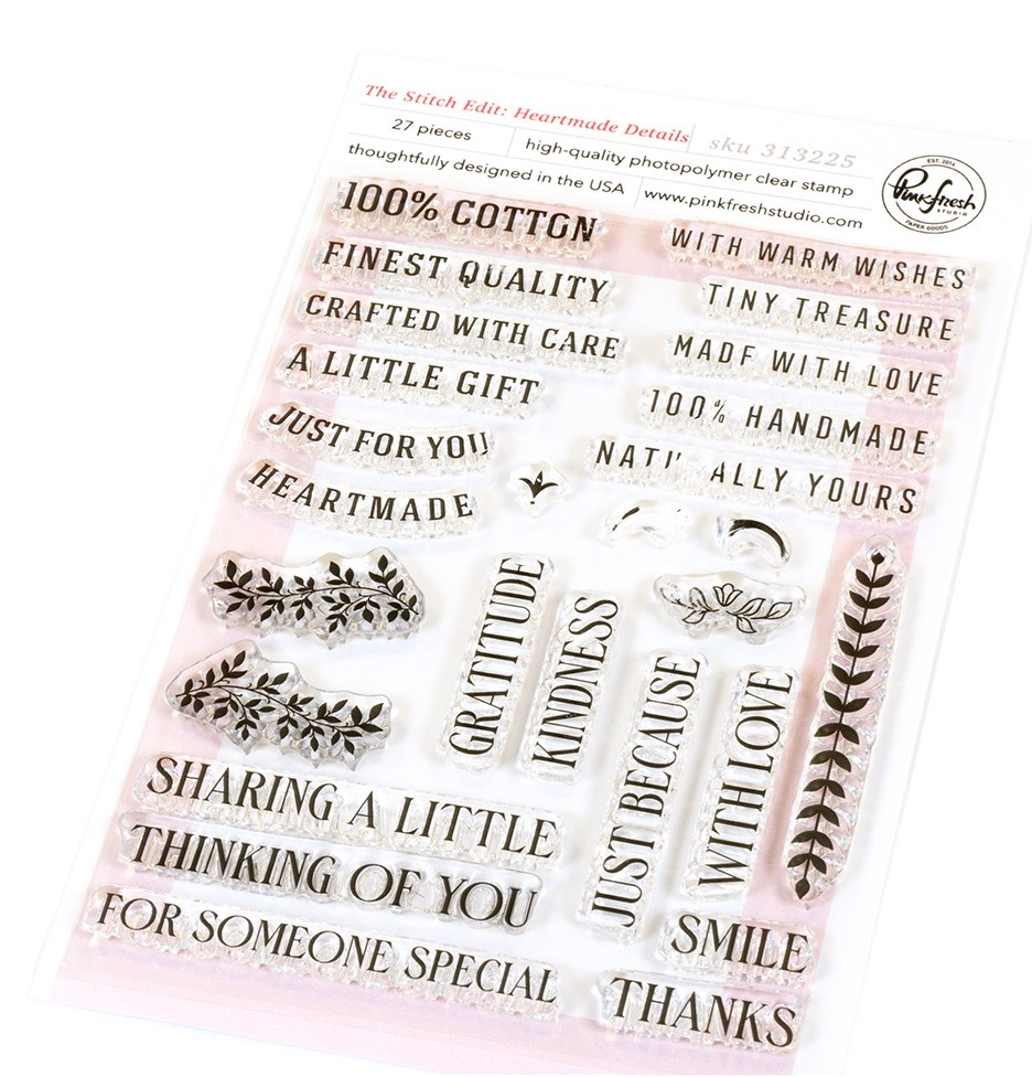 Pinkfresh Stamp the Stitch Edit: Heartmade Details