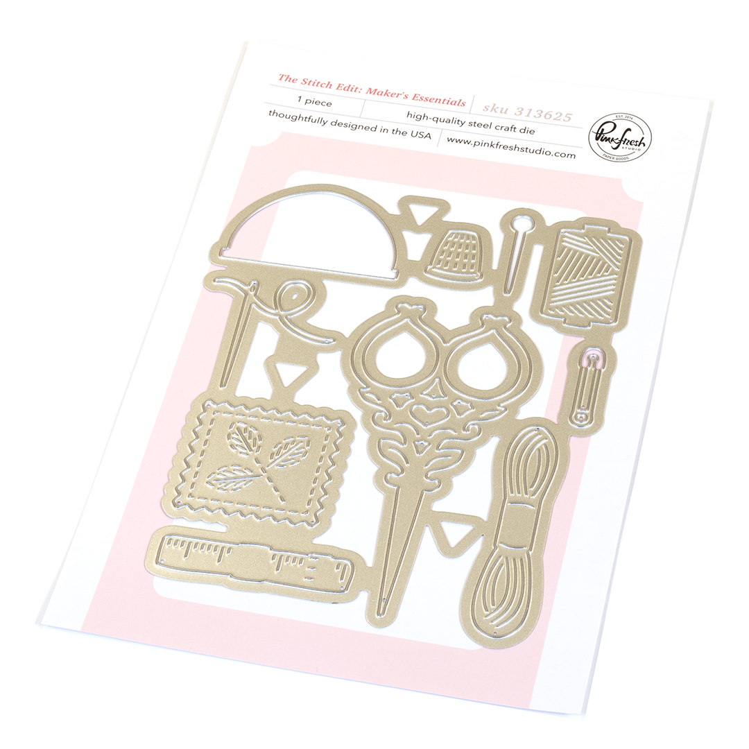 Pinkfresh Die the Stitch Edit: Maker's Essentials