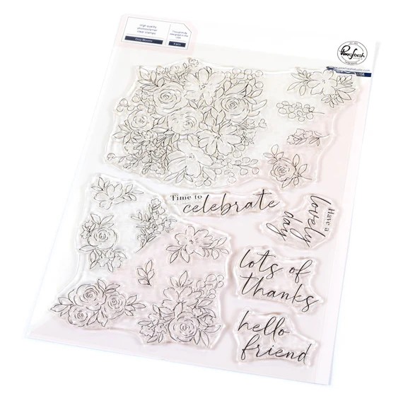 Pinkfresh Stamp Cozy Blooms