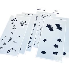 Pinkfresh Stencil Cozy Blooms