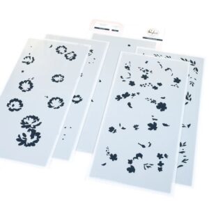 Pinkfresh Stencil Cozy Blooms
