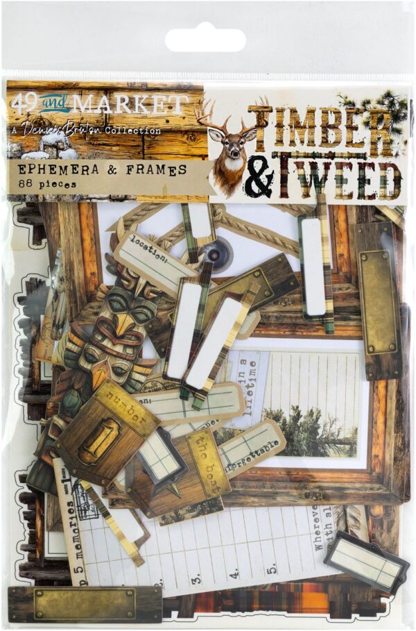 49 & MARKET TIMER & TWEED EPHEMERA & FRAME COLLECTION