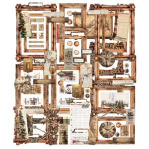 49 & MARKET TIMER & TWEED EPHEMERA & FRAME COLLECTION