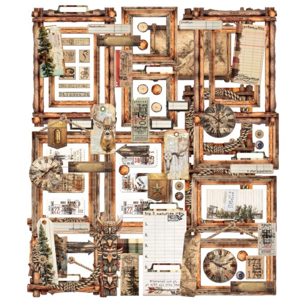 49 & MARKET TIMER & TWEED EPHEMERA & FRAME COLLECTION