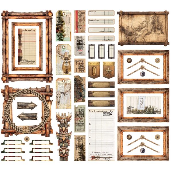 49 & MARKET TIMER & TWEED EPHEMERA & FRAME COLLECTION