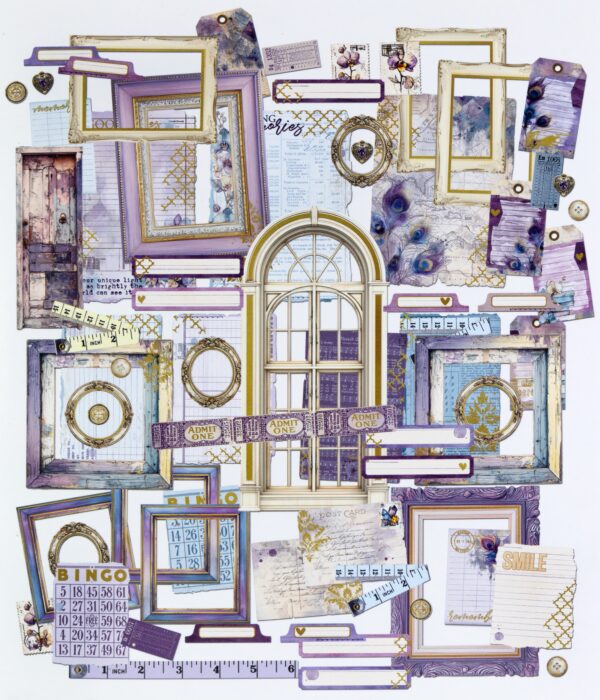 49 & MARKET PLUME & PETAL EPHEMERA & FRAME COLLECTION