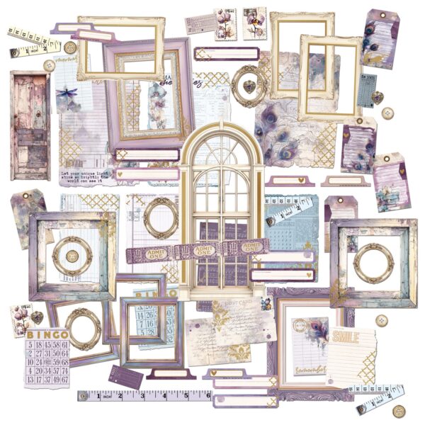 49 & MARKET PLUME & PETAL EPHEMERA & FRAME COLLECTION