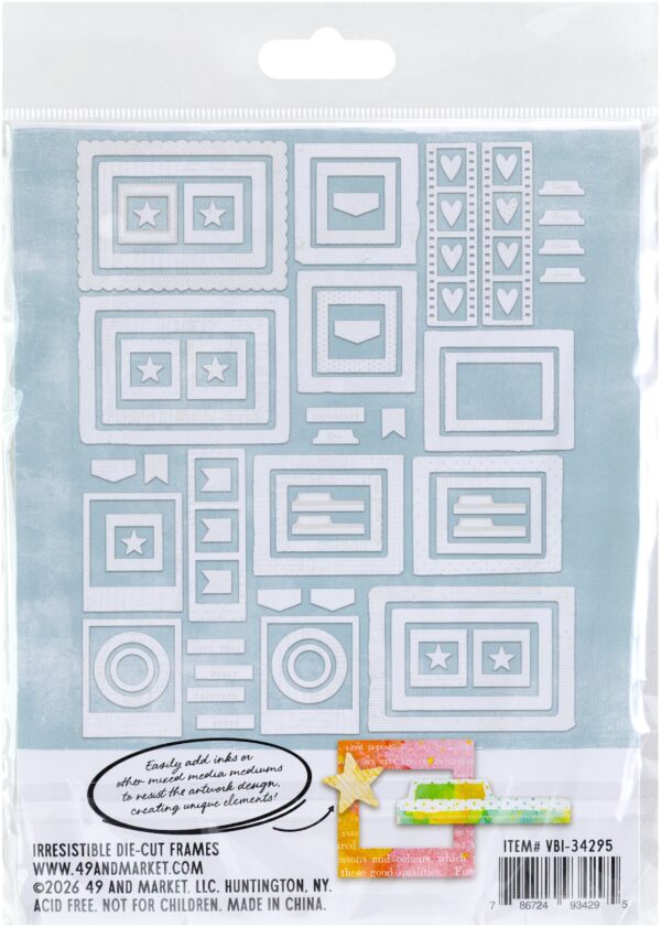 49 & MARKET VICKI BOUTIN IRRESISTIBLE DIE CUT FRAMES