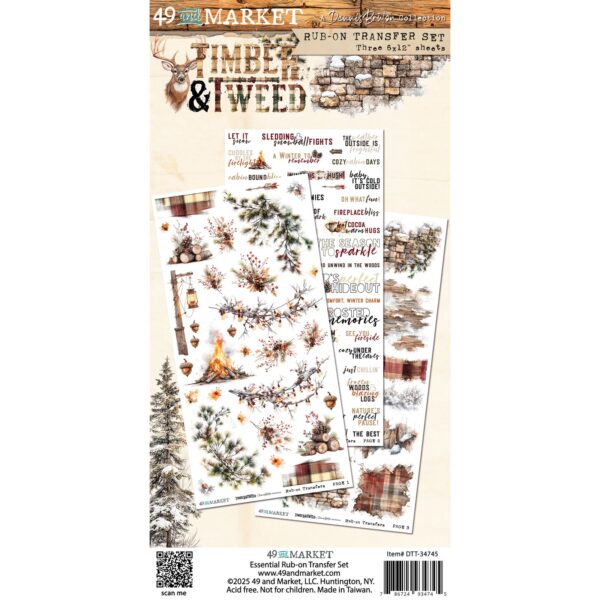 49 & MARKET TIMBER & TWEED RUB ONS ESSENTIALS