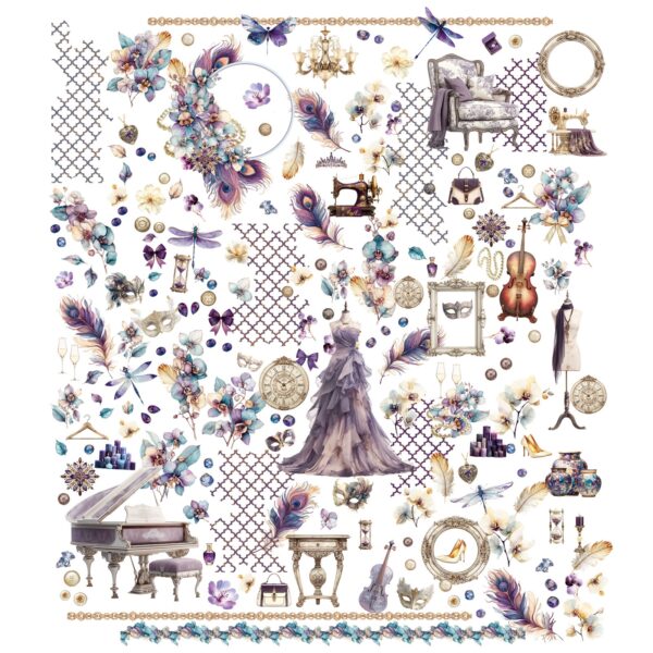 49 & MARKET PLUME & PETAL LASER CUT